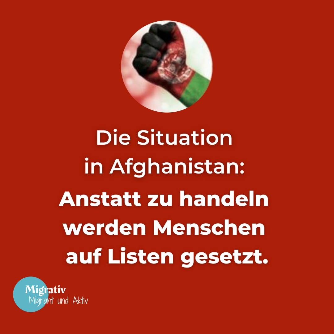 Folge 10: Situation in Afghanistan - Was passiert mit den Listen? Folge 10: Situation in Afghanistan - Was passiert mit den Listen?