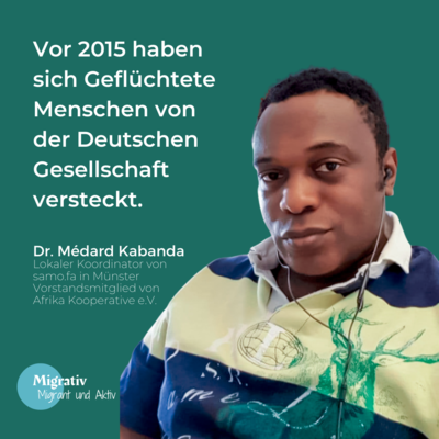 Folge 6: Dr. Médard Kabanda – Mehr MigrantInnen in der kommunalen Entwicklungszusammenarbeit Folge 6: Dr. Médard Kabanda – Mehr MigrantInnen in der kommunalen Entwicklungszusammenarbeit
